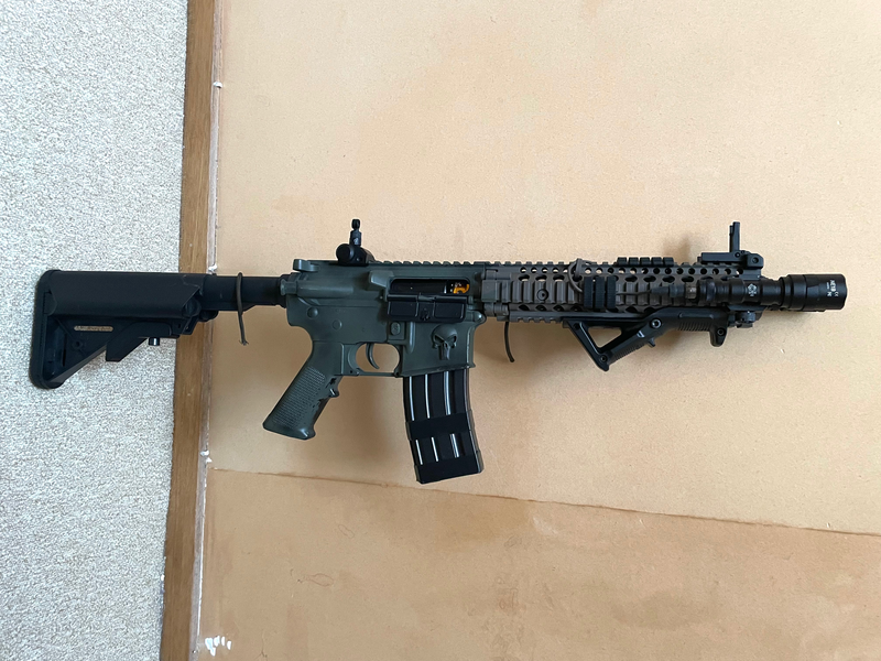 Bild 1 für Geüpgrade Specna Arms M4 te koop!!