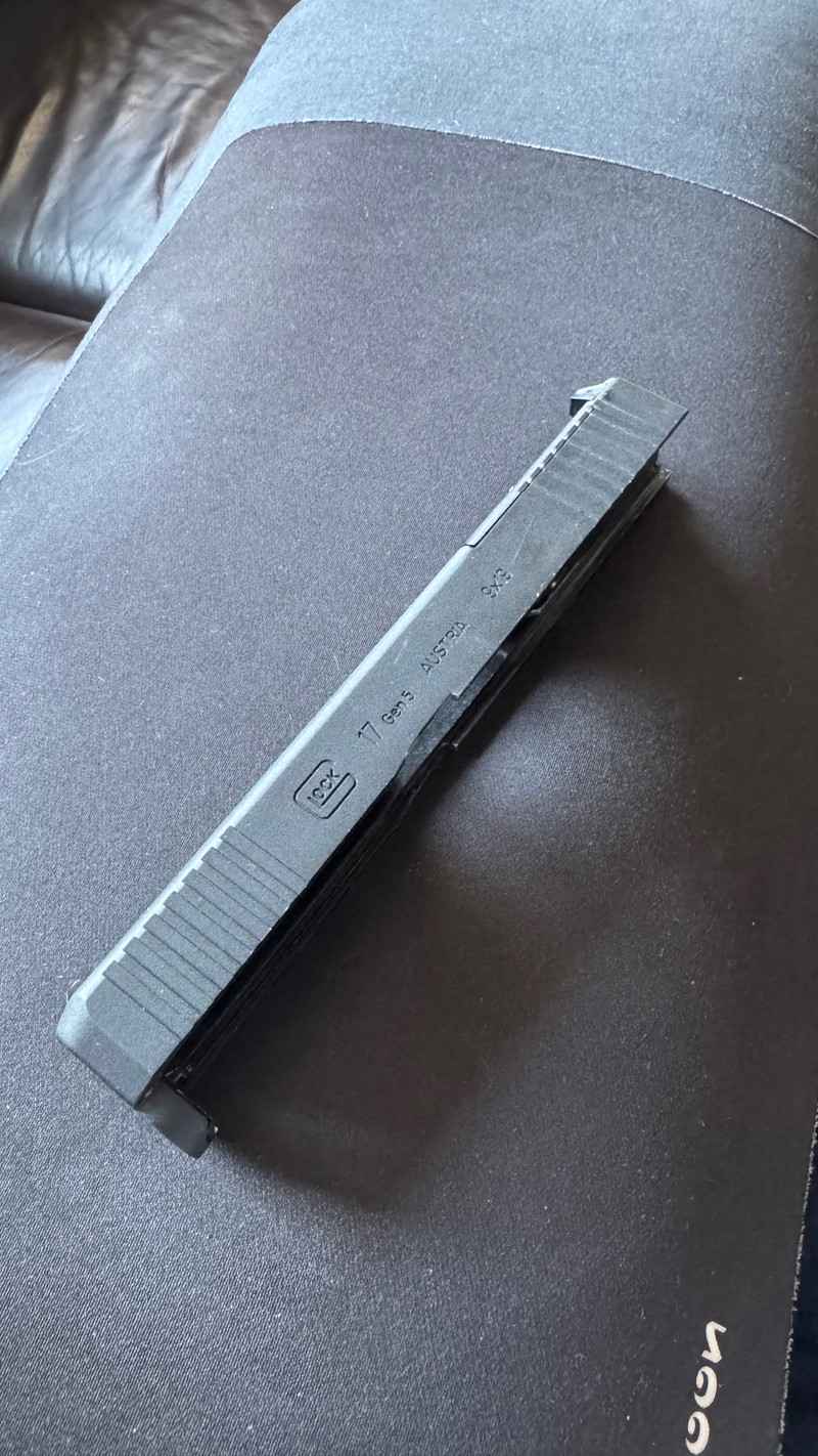 Image 1 for Original GHK Glock 17 Gen 5 Aluminium Slide & Barrel incl. Recoil Spring & Trigger Locator