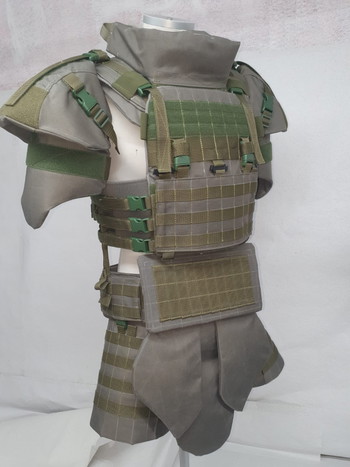 Image 2 for Tactical Body Armor Systems Plate Carrier West Special Forces SEK Stone Grey Olive Handmade