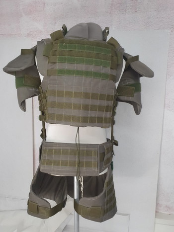 Image 4 for Tactical Body Armor Systems Plate Carrier West Special Forces SEK Stone Grey Olive Handmade