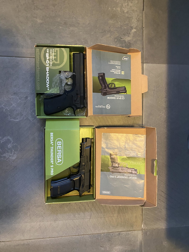 Image 1 pour Combi Deal: Cz so-01 shadow NBB co2 en Bersa thunder 9pro nbb co2