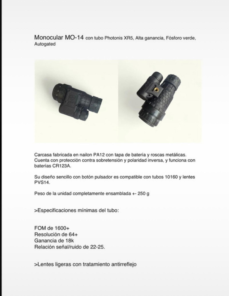 Image 1 for MONOCULAR PHOTONIS XR5