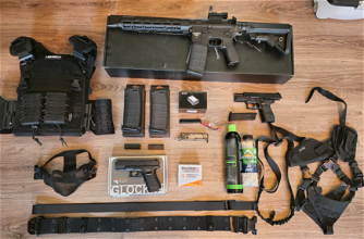 Image for Airsoft pakket | SSR4 | AR | Glock-19 | P229 | Gear