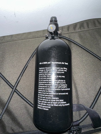 Image 3 for HPA Fles 0.8L 48ci 3000psi