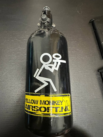 Image 5 pour HPA ALUMINIUM FLES 0,8 LTR 200BAR PAINTBALL EN AIRSOFT