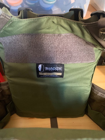 Image 2 for Invader Gear 6094A-RS Plate carrier ranger green met pouches en gezichtsbescherming