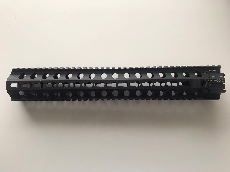 Image 1 pour GHK gbbr m4 15 inch keymod rail.