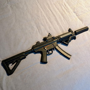 Image 3 for Modded TGM A2 ETU + 5 Mags + 11.1V LiPo + Red dot
