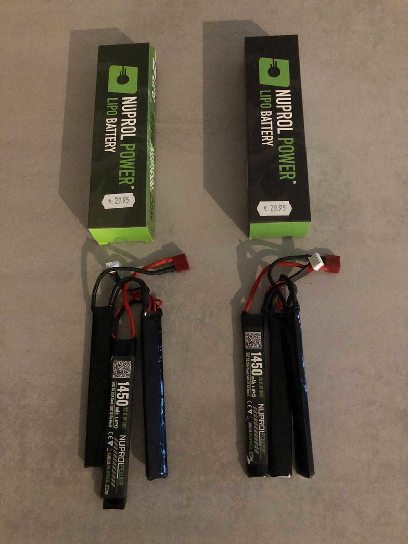 Bild 1 für 2x Nuprol 1450 mah lipo’s op deans plug