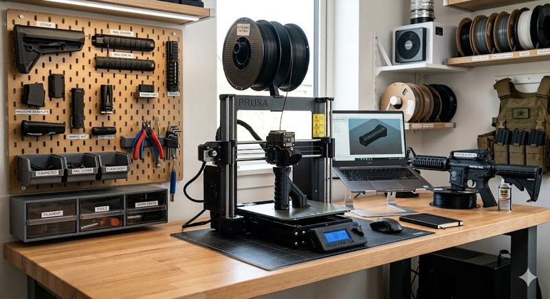 Image 1 pour Custom 3D Prints voor Airsoft | Sterk PETG & High-End ASA