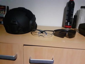 Image for Tactical helm + 2 brillen