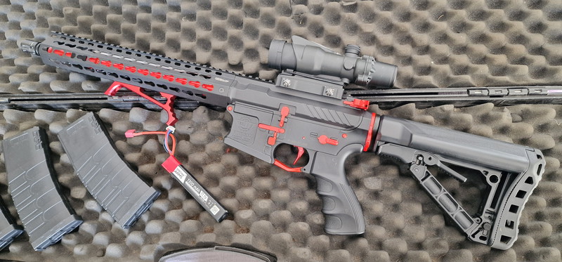 Image 1 pour G&G CM16 SRXL Black/red upgrade