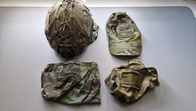 Image for TKA: Set Multicam Tropic/ACP Tropic Headgear - Helm, maskers en pet.