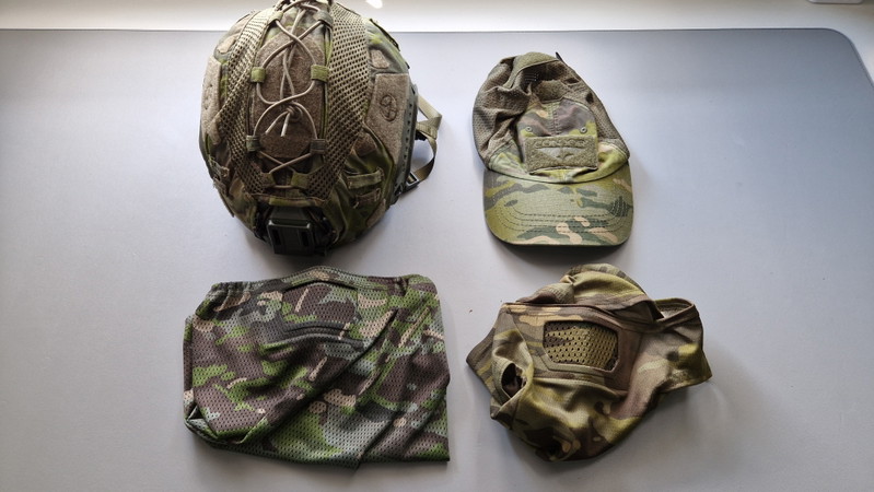Image 1 for TKA: Set Multicam Tropic/ACP Tropic Headgear - Helm, maskers en pet.