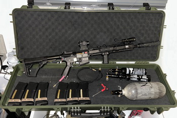 Afbeelding 2 van M4 MK18 HPA DMR polarstar kythera v2