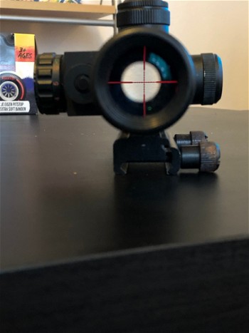 Image 4 for RAM-OPTICS scope met verlicht draadkruis, laser en instelbare zoom: 2.5-10x40