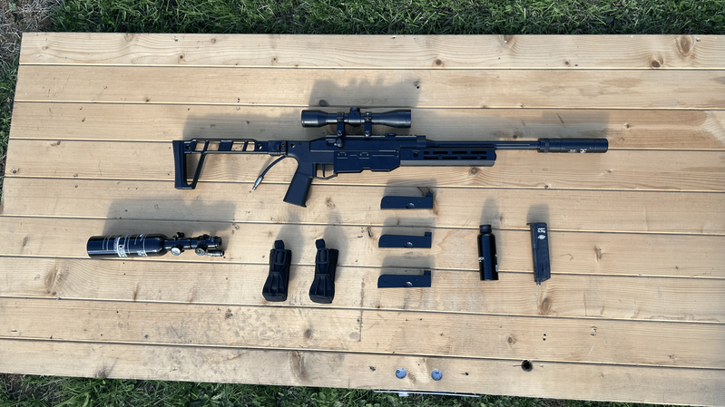 Image 1 for SSX10 Airsoft Sniper + Full Accessory Package Excellent Condition