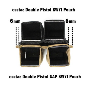 Imagen 2 de Esstac  KWYi  Gap 9mm double pouch multicam black incl. Malice clips