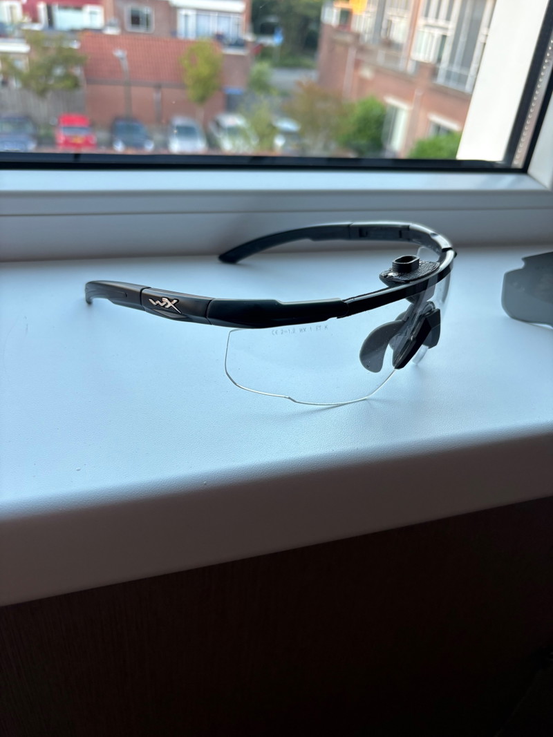 Afbeelding 1 van Bril Wiley X Saber ADV Clear Matt Black Frame
