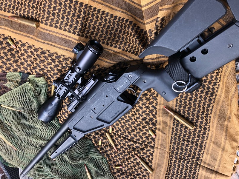 Afbeelding 1 van Upgraded 550fps-capable King Arms Blaser R93 + 3 mags (available 20-26th)