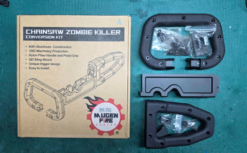 Immagine 1 di ChainSAW Zombie Killer Conversion Kit for ARES LMG - Mugen Fire Costums