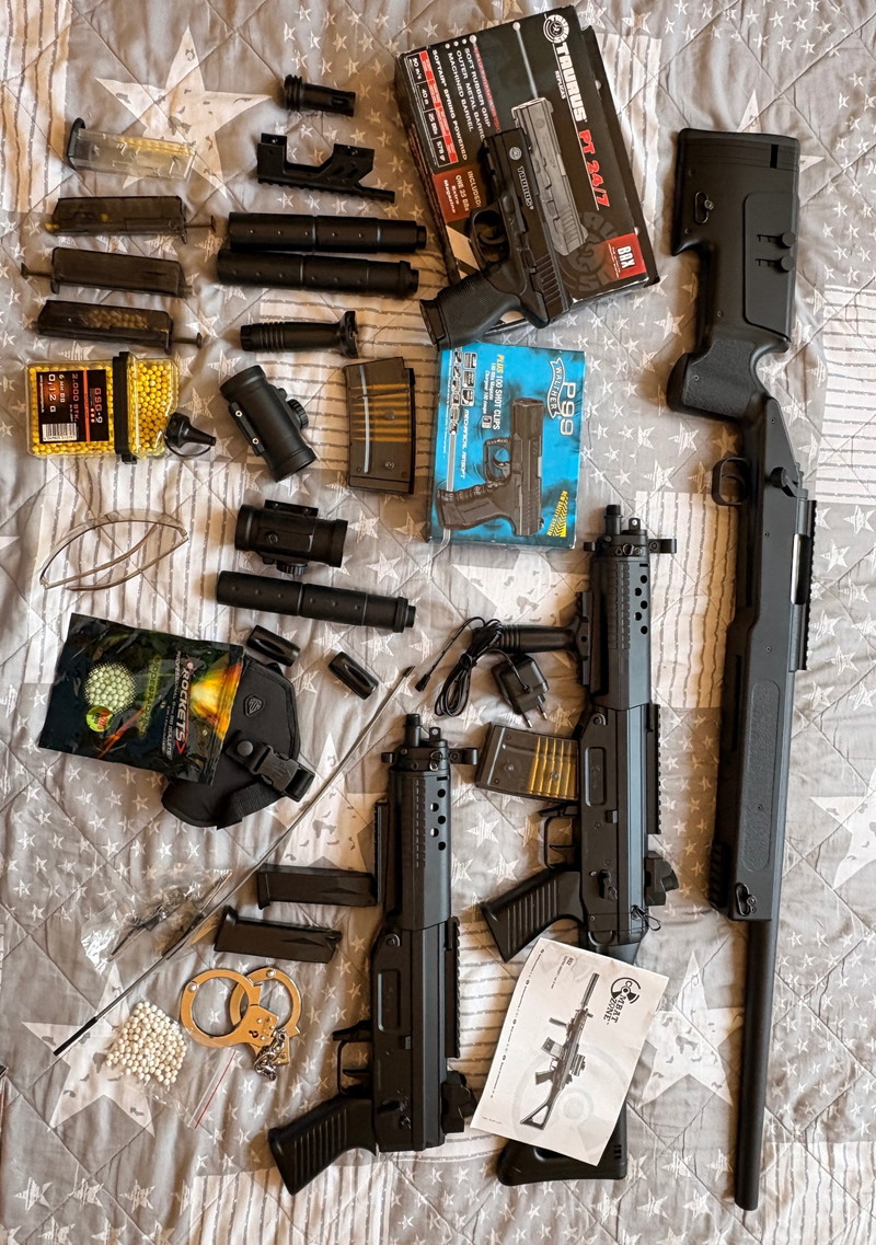 Image 1 for Diverse Airsoft Gewehre und Pistolen unter 0,5 Joule