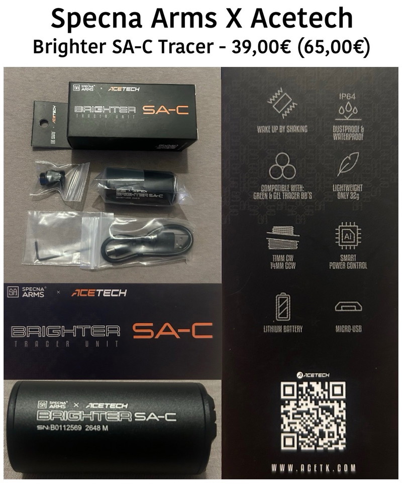 Imagen 1 de Specna Arms X Acetech Brighter SA-C Tracer