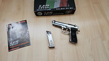 Afbeelding 5 van WE M92 Silver GBB