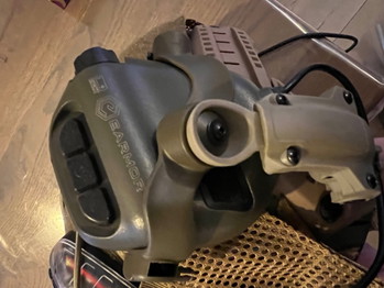 Afbeelding 3 van FMA multicam helm maat M/L incusief earmore