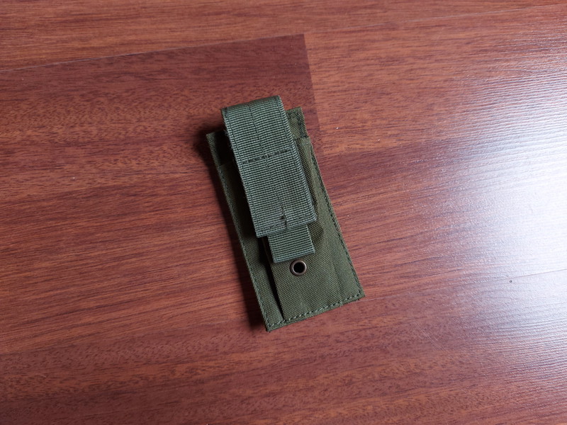 Image 1 for Single pistol pouch OD-Green