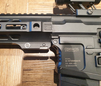 Bild 4 für ARP 556 met G&P CQB SAI handguard.+vector red dot