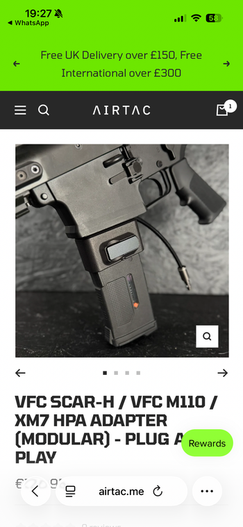 Imagen 3 de Nieuwe scar H mk 17 mod 0 met airtac hpa adapter