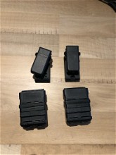 Afbeelding van 2x pistol pouch Cytac en 2x rifle pouch FAST mag