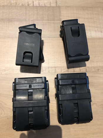 Bild 3 für 2x pistol pouch Cytac en 2x rifle pouch FAST mag