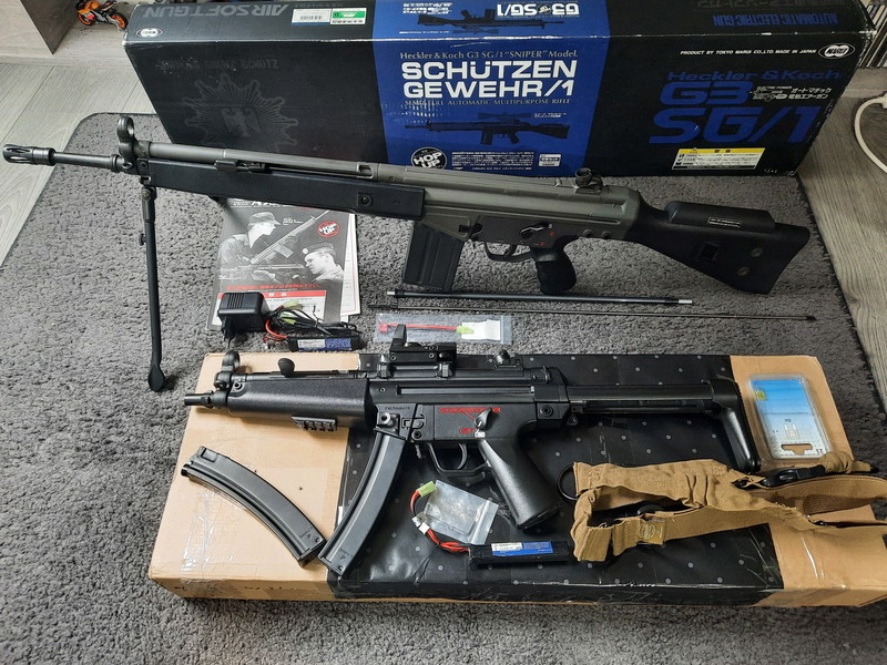Imagen 1 de Ics mp5 & Tokyo marui G3 sg1