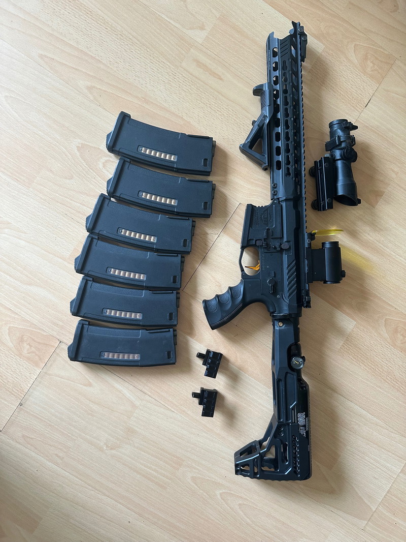 Image 1 pour HPA G&G predator inferno gen 2 + manncraft mass gen 2 airstock incl guncase