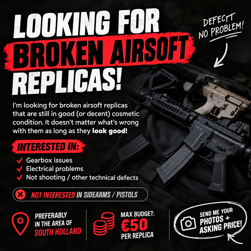 Image 1 for BROKEN AIRSOFT REPLICAS