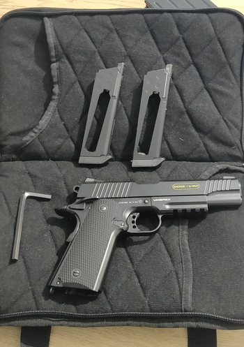 Image 2 for 1911 Elite force TAC model co2 met 2 niet lekkende magazijnen