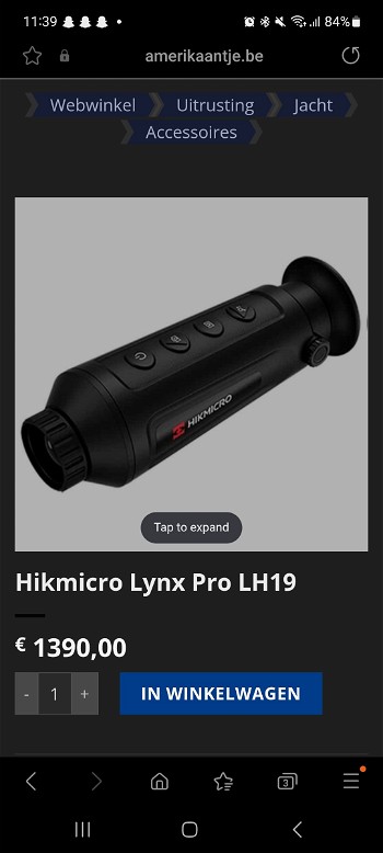 Image 4 pour Hikmicro lynx LH19 thermal sight