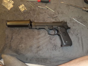 Image pour New Generation CNC Steel Slide a. Outer/ CNC Alu Frame, KWA Beretta M9 Kit