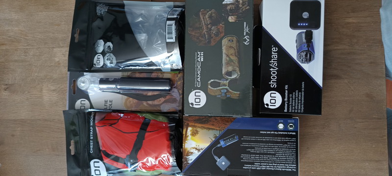 Image 1 for Gun cam met Wifi en 2 extra powerbanks nieuw