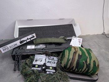 Bild 5 für Word onzichtbaar met deze Z.G.A.N. Novritsch SSG96 Ghillie Sniper Set (Compleet in doos!)
