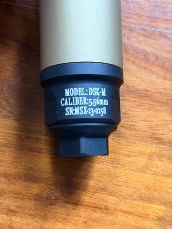 Image 4 for Airsoft MDX Suppressor 14CCW Cerakote Desert Neu
