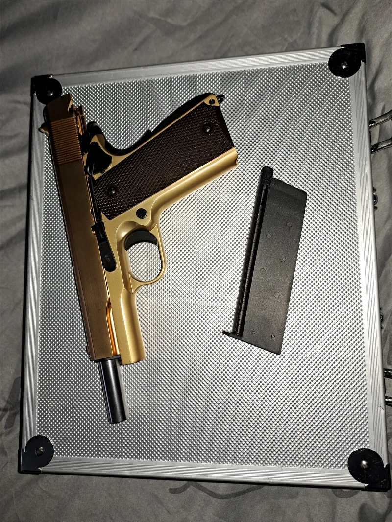 Image 1 for M1911 GOLD FULL METAL | GBB | WE