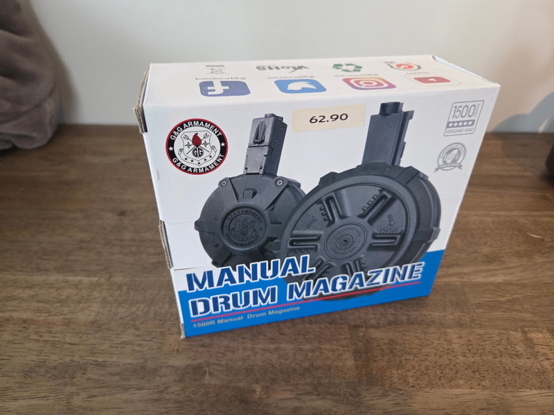 Afbeelding 1 van G and G Polymer ARP9 Drum Magazine 1500 Rds