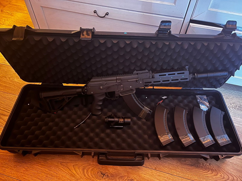 Afbeelding 1 van Ghost Tactical AK74 - incl: Storm cat5 HPA Set - Wolverine Inferno Gen II