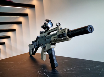 Afbeelding 3 van Zeer nette ICS G33/G36 Two Tone met upgrades