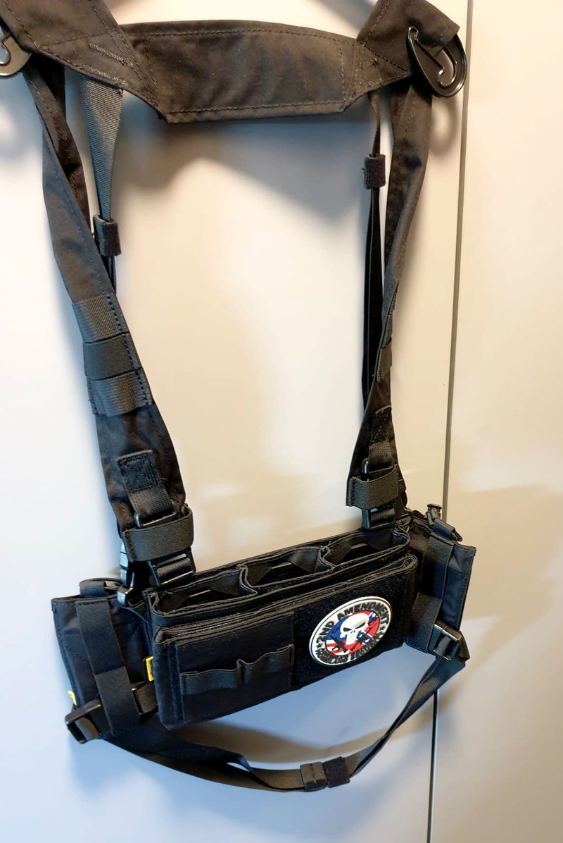 Image 1 for Emerson MK3 chestrig + kydex haley strategic m4 fast pluches.