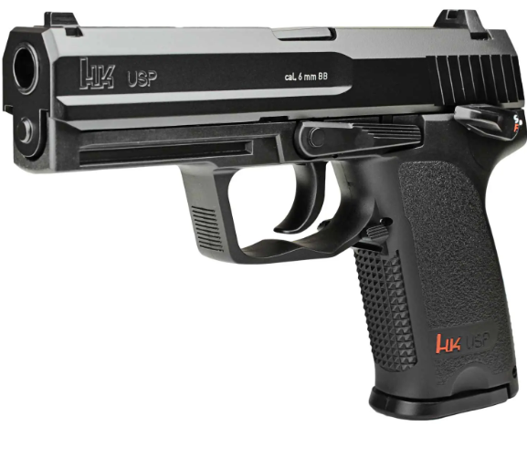 Afbeelding 1 van Komplettset Heckler & Koch USP Metallschlitten Softair-Co2-Pistole Kaliber 6 mm BB NBB (P18)