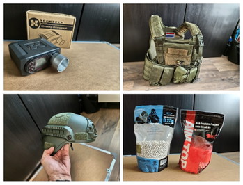 Image 2 for Complete set AEG G&G CM16 SRL enWE hi capa 911(Maple L) replica - Inclusief diverse accessoires en upgrades